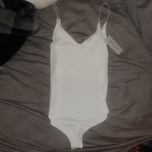 Plain White Bodysuit